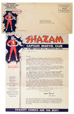 "CAPTAIN MARVEL CLUB" MEMBERSHIP KIT.