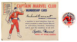 "CAPTAIN MARVEL CLUB" MEMBERSHIP KIT.