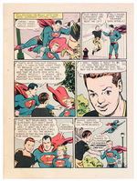 SUPERMAN PROMOTIONAL COSTUME INSERT COMIC.