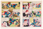 SUPERMAN PROMOTIONAL COSTUME INSERT COMIC.