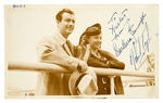 BARBARA STANWYCK & ROBERT TAYLOR SIGNED PHOTO.