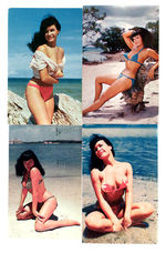 BETTIE PAGE POSTCARD LOT.