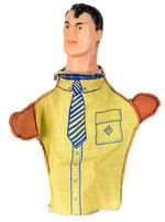 RARE "SUPERMAN 2 IN 1 PUPPET" BY PETER PUPPET.