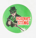 "HORNET STING" BUTTON.