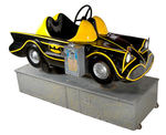 BATMAN BATMOBILE COIN-OPERATED CHILD'S AMUSEMENT RIDE.