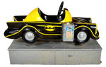 BATMAN BATMOBILE COIN-OPERATED CHILD'S AMUSEMENT RIDE.