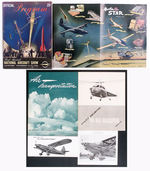 "NATIONAL AIRCRAFT SHOW 1946 OFFICIAL PROGRAM" AND MISC. FLYERS.