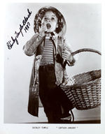 SHIRLEY TEMPLE BLACK AUTOGRAPHED PHOTO