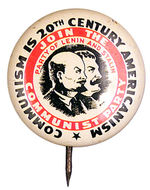 COMMUNIST PARTY 1930s RECRUITMENT BUTTON.