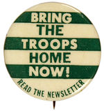 ANTI-VIETNAM PIN-BACK.