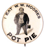 RARE EARLY "POT PIE" BUTTON.