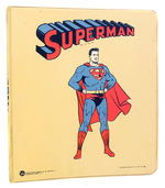 "SUPERMAN" THREE-RING BINDER.