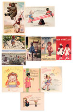 BLACK AMERICANA TRADECARDS/HOLIDAY CARDS/POSTCARD LOT.