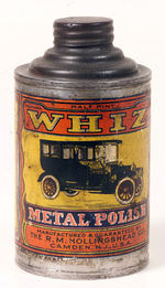 "WHIZ METAL POLISH" TIN.