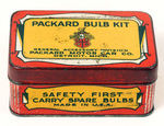 "PACKARD BULB KIT" CAR PARTS TIN.