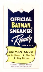 RANDY BOXED BATMAN SNEAKERS.