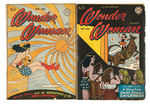 GOLDEN AGE "WONDER WOMAN" COMIC BOOK PAIR.