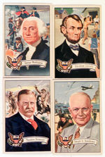 "U.S. PRESIDENTS" GUM CARD SET.