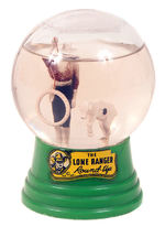 "THE LONE RANGER ROUND-UP" SNOW GLOBE.