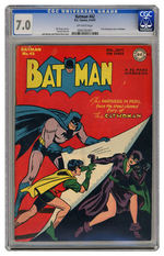 BATMAN #42 AUGUST SEPTEMBER 1942 CGC 7.0