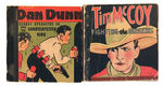 DAN DUNN – TIM McCOY ICE CREAM PREMIUM BUDDY BOOK PAIR.