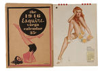 ALBERTO VARGAS ESQUIRE PIN-UP CALENDAR/CARD SET.