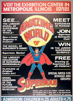 "AMAZING WORLD OF SUPERMAN" EXHIBITION POSTER.