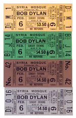 BOB DYLAN CONCERT TICKET LOCK.