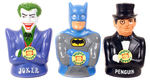 "BATMAN" AND VILLAINS MEGO BANK TRIO.