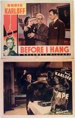 BORIS KARLOFF LOBBY CARDS.