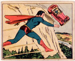 "SUPERMAN GUM" CARDS.