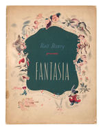 "FANTASIA" SPECIALTY LETTER WITH MOVIE PROGRAM.