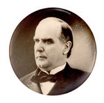 McKINLEY REAL PHOTO POCKET MIRROR.