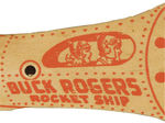 RARE "BUCK ROGERS ROCKET SHIP" FLYING TOY W/ENVELOPE AND LAUNCHER PREMIUM.