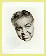 ETHEL WATERS SIGNED PHOTO.