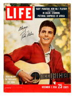 RICK NELSON SIGNED "LIFE" MAGAZINE.