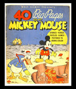 "40 BIG PAGES OF MICKEY MOUSE."