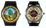 "THE WIZARD OF OZ" WRIST WATCH PAIR.