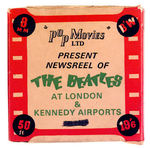 "THE BEATLES AT LONDON & KENNEDY AIRPORTS" NEWS REEL.