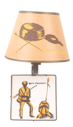 "DAVY CROCKETT" HANGING WALL LAMP.