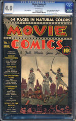 MOVIE COMICS #1, APRIL 1939. CGC 4.0