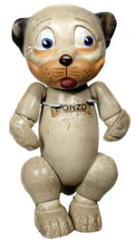 "BONZO" WOOD AND COMPOSITION DOLL.