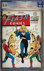 FLASH COMICS #92, FEBRUARY 1948. CGC 8.0