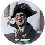 OBAMA/PALIN/CHENEY "MY HOBBY" TRIO OF VERY LIMITED EDITION BUTTONS.