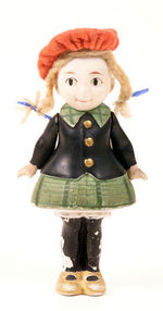 "LITTLE ANNIE ROONEY" BISQUE FIGURE WITH MOVABLE ARMS.