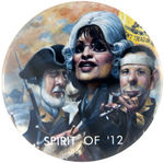 TEA PARTY LEADERS AS 'SPIRT OF '76" PAIR OF VERY LIMITED EDITION BUTTONS.