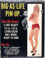 "JAYNE MANSFIELD BIG-AS-LIFE PIN-UP" POSTER.