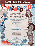 "THE WIZARD OF OZ/OVER THE RAINBOW" SHEET MUSIC.