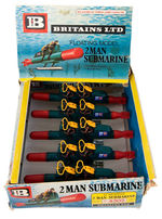 "BRITAINS TWO MAN SUBMARINE" STORE DISPLAY CARTON.