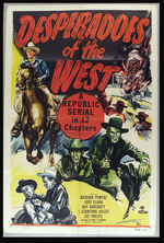 "DESPERADOES OF THE WEST" MOVIE POSTER.